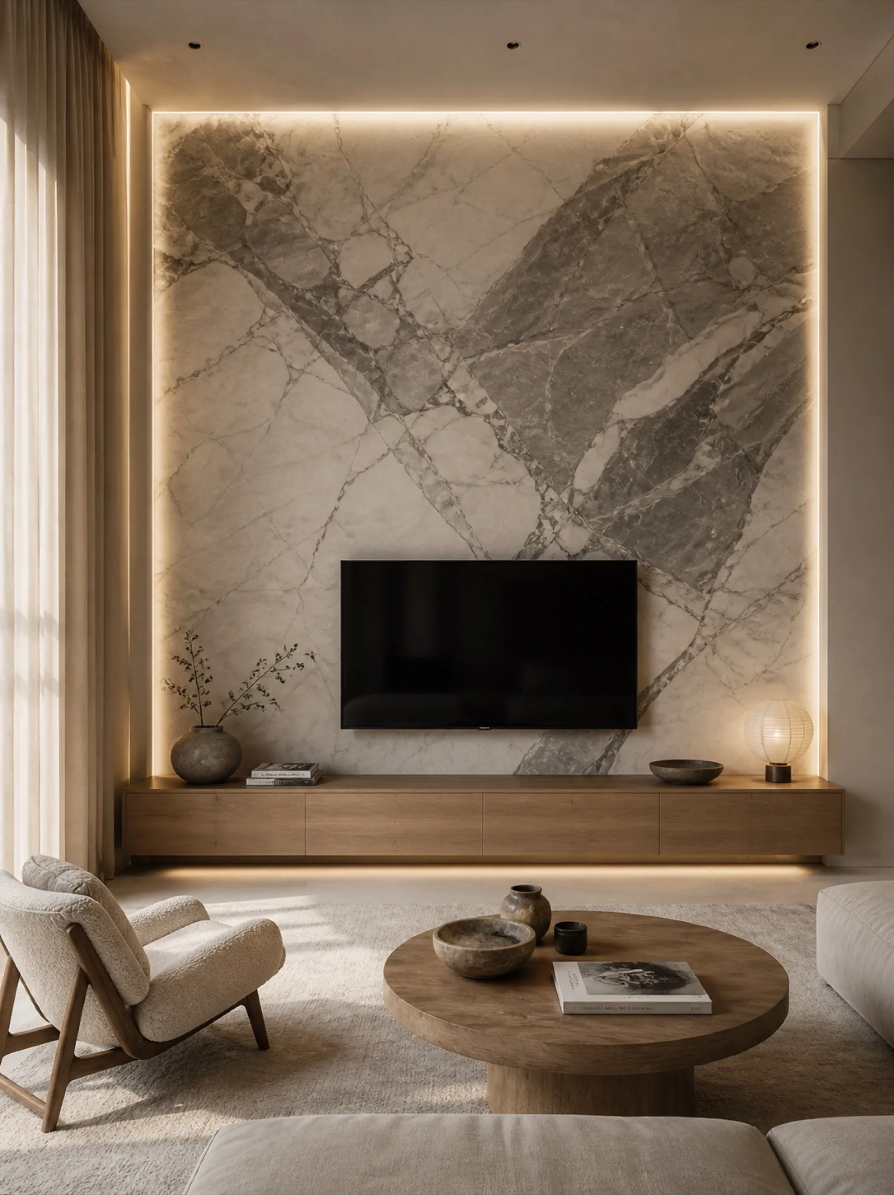 Neo Deco mermer görünümlü porselen yüzey